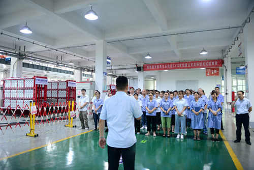 半岛集团公司_半岛（中国）百兆级高压水冷SVG成功通过中国电科院型式试验检测验收